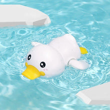 Load image into Gallery viewer, Bathroom Bath Shower Baby Clockwork Swimming Play Water Cute Little Yellow Duck Bathing Bathtub Toys For Kids