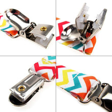 Load image into Gallery viewer, 4PCS/SET Infant Pacifier Clips Holder Clip Nursing Teether Clip Nipple Holder Baby Pacifier Clip Soother Holder for Pacifier for Kids and Baby