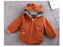 Load image into Gallery viewer, Infant Baby Jacket Autumn Winter Hooded Outerwear Coat / Newborn Jacket.