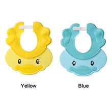 Load image into Gallery viewer, Modern Water Eyes Ears Shampoo Cap Wide Brim Hair Washing Baby Shower Infant Duck Shape Guard Hats For Kids
