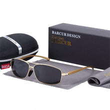 Load image into Gallery viewer, Luxury Elegent Rectangle Polarized Sunglasses Photochromic Driving Glasses For Men and Boys With UV400 Protection