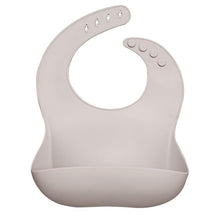 Load image into Gallery viewer, Newborns Solid Silicone Baby Feeding Bibs Burp Cloths Fashionable Breastplate Baby Stuff For Kids