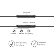 Load image into Gallery viewer, Wired Earphones 1.2mm Stereo Headphone Music Sport Headset with Microphone for Cell Phones Hot Sale