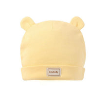 Load image into Gallery viewer, Cute Kids Hat with Bibs Candy Solid Colors for Boys and Girls Beanies Hats Cotton new Born Baby caps & Bibs