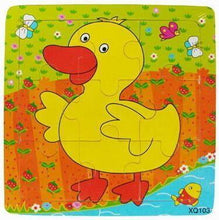 Load image into Gallery viewer, 1 Pcs Animal Wooden Puzzles For Children In Wooden 3D Mosaic Puzzles Kids Educational Toys Design For Baby Birthday Gifts