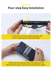 Load image into Gallery viewer, Waterproof Phone Case for iPhone 13 12 Pro Max Swim Water Proof Phone Bag Universal Protection Cover Waterproof Mobile Phone Case Underwater Mobile Phone Case