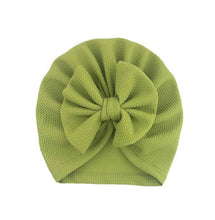 Load image into Gallery viewer, Baby Girl Hat Turban With Bow Knot Infant Beanie Solid Big Bowknot Cap For Girls Kid Hats