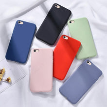 Load image into Gallery viewer, Soft-Touch Full-Body Protection Case For iPhone Case for iPhone 14 13 12 Pro Max Mini Cover Silicone Phone Case for iPhone Flexible Ergonomic Case Design for iphone