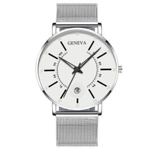 Load image into Gallery viewer, Men Watches Luxury Fashion Mens Business Watch Ultra Thin Stainless Steel Mesh Belt Quartz Wrist Watch For Men's and Boys
