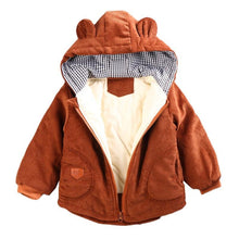 Load image into Gallery viewer, Winter Baby Warm Cotton Coat for Children Outerwear, Newborn Jacket For Infant Clothing For Boys and Girls In Bear Design For Autumn and Winter Season