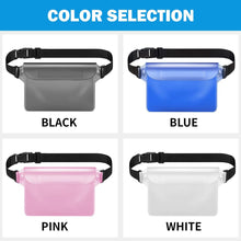 Load image into Gallery viewer, Waterproof Swimming Bag 3 Layers Water Proof Diving Beach Shoulder Waist Bag Underwater Mobile Phone Bag Case Waterproof Bag With Adjustable Waist Belt Comfortable Case For Phone