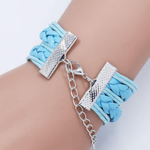 Load image into Gallery viewer, Classic Retro Wolf Head Elegant Bracelet Leather Bangle Luxury Bracelet Jewelry Boho Glass Moon Men Wrap Bangles For Men Women