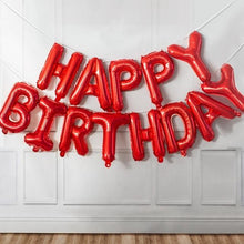 Load image into Gallery viewer, 13pcs Luxury Happy Birthday Decoration Balloons Rose Gold Letter Foil Ballons Birthday Party Decorations Globos Balony Anniversaire For Birthdays and Celebrations