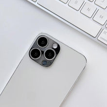Load image into Gallery viewer, CD Texture Metal Camera Lens Frame For Iphone 14 Plus 13 Pro Max 12 Pro Max 11 Pro Max 12 Pro Camera Lens Screen Protector Camera Lens Protector Ring Cover Anti-Fall Not easy to fall 360 Degree Protection
