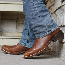 Load image into Gallery viewer, Miel Square Toe Leather Cowboy Boots H4002