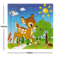 Load image into Gallery viewer, 38 Style Cartoon Wooden Puzzle Children Animal/ Vehicle Toy For 2-6 Year Baby Early Educational Toys for Kids