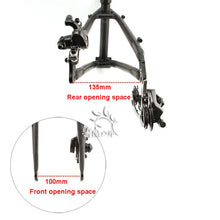 Load image into Gallery viewer, Cruiser Tour Bike Wheelset, Double Deck Rim, Front Wheel Disc, V Brake, Rear Back Wheels, Cassette and Screwed Hub, 36H, 700C