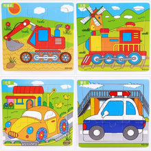 Load image into Gallery viewer, 1 Pcs Animal Wooden Puzzles For Children In Wooden 3D Mosaic Puzzles Kids Educational Toys Design For Baby Birthday Gifts