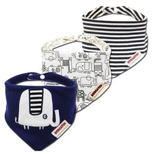 Load image into Gallery viewer, Cartoon Cotton Newborn Baby Boys and Girls Bibs Baby Towel Scarf Children Cravat Infant Kids Scarf