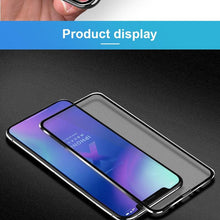 Load image into Gallery viewer, 10D Curved Edge Aluminum Alloy Tempered Glass for iPhone X XS MAX 11 12 Pro Max mini 6 6S 7 8 Plus Full Cover Screen Protector Titanium Alloy Metal Edge Full Coverage Front Tempered Glass Screen Protector for iPhone