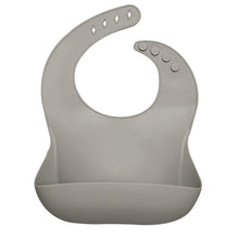 Load image into Gallery viewer, Newborns Solid Silicone Baby Feeding Bibs Burp Cloths Fashionable Breastplate Baby Stuff For Kids