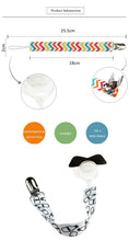 Load image into Gallery viewer, 4PCS/SET Infant Pacifier Clips Holder Clip Nursing Teether Clip Nipple Holder Baby Pacifier Clip Soother Holder for Pacifier for Kids and Baby