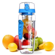 Load image into Gallery viewer, 900mlFruit Infuser Water Bottle Juice Shaker Sports Lemon Water Bottle Fitness Sport Fruit Drinking Bottles Gadget For Fitness Sport and Excerises In Modern New Trend Design