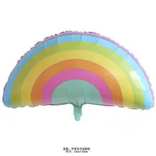 Load image into Gallery viewer, Big Heart Luxury Decorations Ballons and Donuts Lip Stick Ice Cream and Rainbow Style Balloons For Kids Baby and Birthday Decorations Inflatable Helium