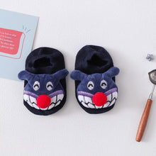 Load image into Gallery viewer, 1 Pair Cartoon Cotton Baby Rubber Sole Anti Slip Floor Socks For Newborn Girls And Boys Kids