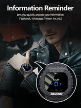Load image into Gallery viewer, Military Ocean Army Smart Watch For Menand Woman For Fitness and Sport With Tracker Blood Pressure Message Push Heart Rate Monitor and Clock Smartwatc For Android