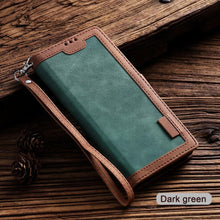 Load image into Gallery viewer, Luxury Magnetic Leather Flip Case For iPhone 14 13 12 Mini 11 Pro SE Card Holder Wallet Stand Cover Leather Wallet Flip Case Cover With Card And Cash Slot 360 Full Body Protection