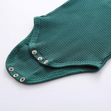 Load image into Gallery viewer, Infant Newborn Baby Spring Autumn Ribbed Solid Clothes Sets Long Sleeve Bodysuits , Elastic Pants 2PCs