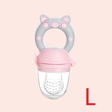 Load image into Gallery viewer, Silicone Baby Pacifier Feeder Cartoon Animal Infant Nipple Holder Newborn Fruit pacifier Tetine Silicona Nipple Bit