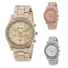 Load image into Gallery viewer, New Classic Luxury Rhinestone Watch Women Watches Fashion Ladies Women Clock Ladies watch For Women and Girls