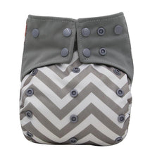 Load image into Gallery viewer, All-In-One Cloth Diaper for Baby Bamboo Charcoal Eco-friendly Baby Cloth Diaper