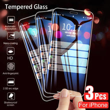 Load image into Gallery viewer, 3PCS full cover tempered glass for iPhone se 2020 screen protector for iPhone se 2020 se2020 es glass protective film Anti-Fingerprint No Dazzling 9H Hardness HD Tempered Glass Shield Film for iPhone