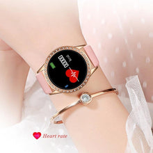 Load image into Gallery viewer, Luxury Ladies Smart Watch For Women With Blood Pressure Heart Rate Monitor Fitness tracker And Sport Smart Band Alarm Clock Reminder Smartwatch
