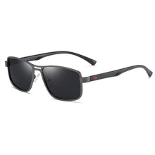 Load image into Gallery viewer, Business Luxury Brand NEW Fashion Polarized Elegant Sunglasses for Men Wuth UV400 Polarized Square Metal Frame Sunglasses