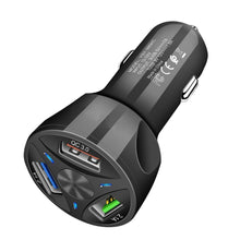 Load image into Gallery viewer, NEW 30W 3A Car Charger Quick Charge 3.0 4.0 Universal 3 USB Port Fast Charging Adapter For Car