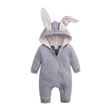Load image into Gallery viewer, Modern elegant Baby Warm Coat For Newborn Baby Hooded Knit Romper Baby Jumpsuit outfit In Modern Design