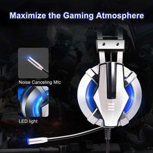 Load image into Gallery viewer, NEW Trend Gaming Headset Gamer Ear Wired Headphones for Smartphone/PS4/PC/Xbox with Retractable Rotate Microphone and LED Light
