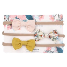 Load image into Gallery viewer, Baby Girls Headband Infant Elastic Headwear Kids Hair Accessories Bow Set For Baby Girls
