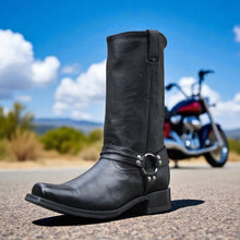 Load image into Gallery viewer, Eagle Rider Men's Leather Biker Boots (H50021)