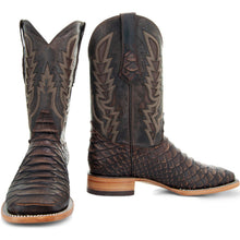 Load image into Gallery viewer, Soto Boots Mens Brown Python Print Boots H50032