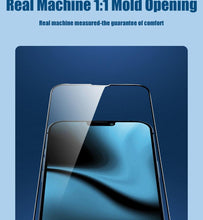 Load image into Gallery viewer, 4Pcs Full Cover Screen Protectors for IPhone 13 11 12 Pro Max Mini 13Pro 11Pro 14 PRO XS MAX X XR SE 6S 8 7 Plus Tempered Glass Ultra Clear Tempered Glass Case Friendly Easy to Install Screen Protector