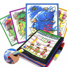 Load image into Gallery viewer, Magic Water Drawing Books Coloring Books Doodle & Magic Pen Painting Drawing Board Children Painting Toys Birthday Gifts