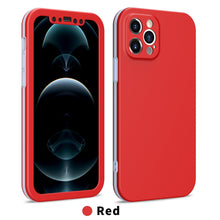 Load image into Gallery viewer, Full Cover Protective Phone Case For iPhone 12 Mini 11 Pro XS Max X XR 6 7 8 Plus Soft Silicone Shockproof Cover Full Body Anti-Shock Protection Drop Protection Silicone iphone Cover