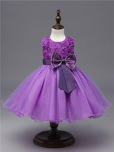 Load image into Gallery viewer, Handmade Luxury Princess Baby Girl 1 Year Birthday Dress Tutu First Christmas Party Cute Bow Dress Infant Modern Luxury Dress With Big Bow