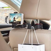 Load image into Gallery viewer, NEW Adjustable Car Headrest Hooks Mobile Stand Car Phone Holder Fastener Seat Back Hanger Clips For Bag Handbag Houseware For Phones