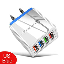 Load image into Gallery viewer, Portable USB Charger Quick Charge 3.0 4.0 QC3.0 Fast Charging Mobile Phone Accessories